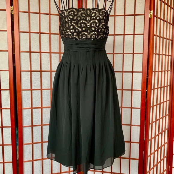 Jones NY Strapless Lace Bodice Cocktail Midi - Picture 5 of 6